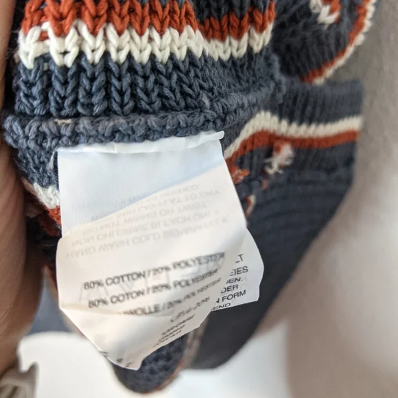 NWT Madewell Striped Blue Orange Knit Tank - Picture 5 of 9